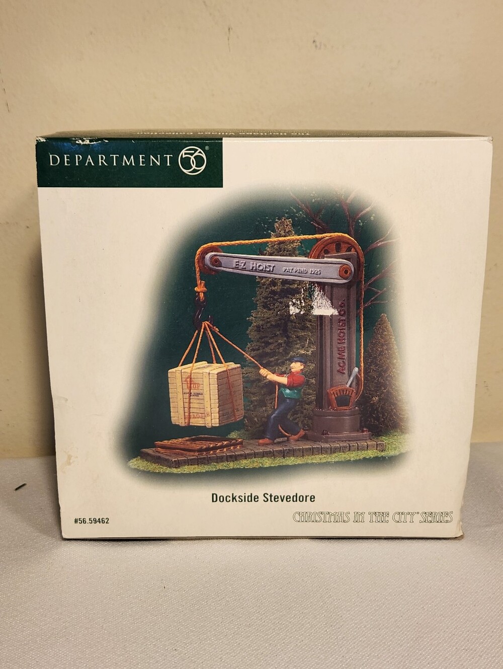 Dept 56 "Christmas In The City" - Dockside Stevedore  #56.59462 IOB Needs Repair